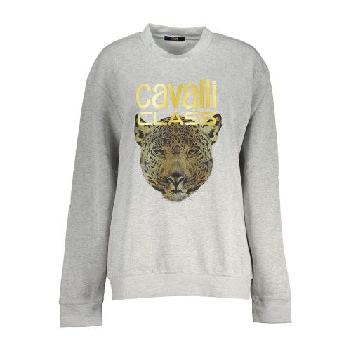 Grigio Polyester Woman Women's Sweatshirt - Cavalli Class - Modalova