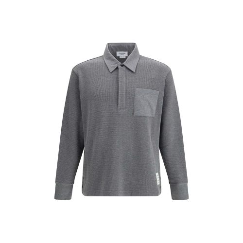 Cotton Polo Men's Shirt - Thom Browne - Modalova