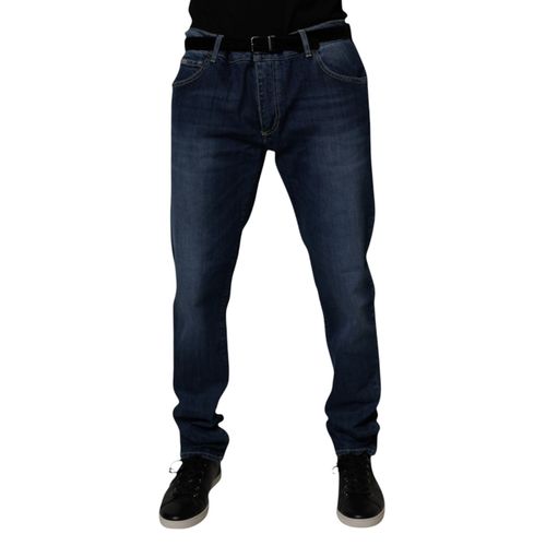 Washed Cotton Stretch SkinnyDenim Men's Jeans - Dolce & Gabbana - Modalova