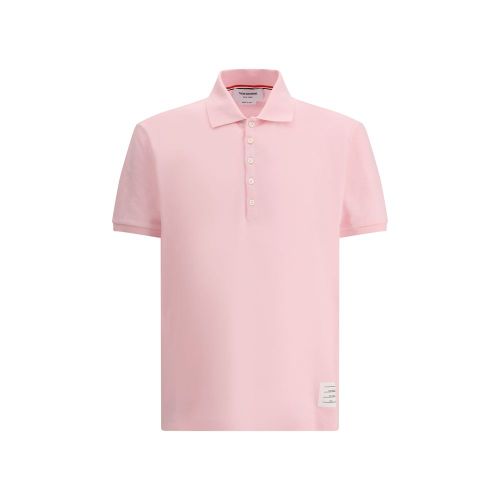 Cotton Polo Men's Shirt - Thom Browne - Modalova
