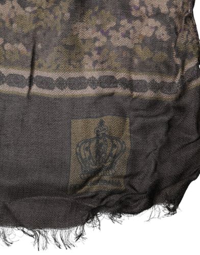 Camouflage Modal Men Shawl Men's Scarf - Dolce & Gabbana - Modalova