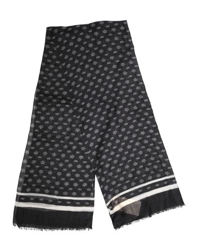 Crown Cashmere Neck Wrap Shawl Men's Scarf - Dolce & Gabbana - Modalova
