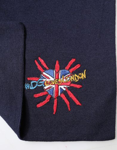 Wool DG Loves London Neck Wrap Women's Scarf - Dolce & Gabbana - Modalova