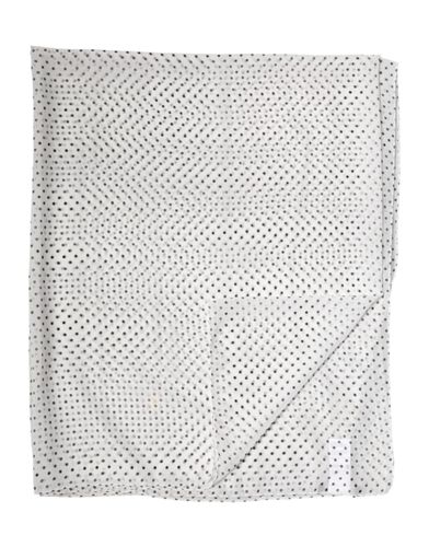 White Polka Dot Polyester Shawl Women's Scarf - Dolce & Gabbana - Modalova