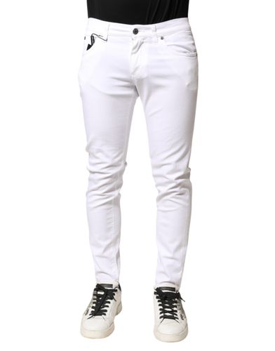 Cotton Stretch Skinny Denim Men Men's Jeans - Dolce & Gabbana - Modalova