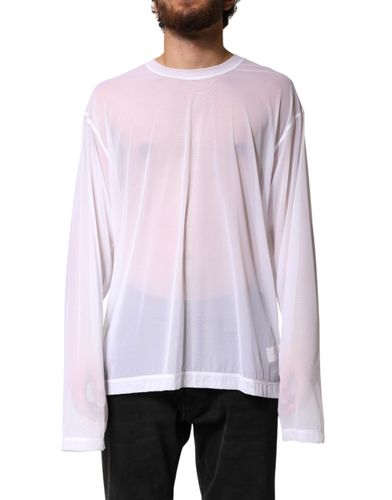 Nylon Long Sleeves Crewneck Men's T-Shirt - Dolce & Gabbana - Modalova