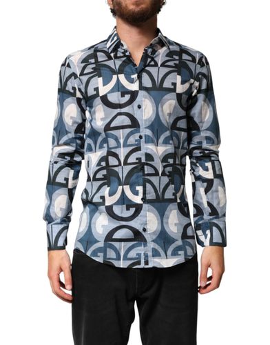 MARTINI Long Sleeves Casual Logo Men's Shirt (Pre-Owned) - Dolce & Gabbana - Modalova