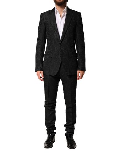 Brocade Single Breasted 2 Piece Men's Suit - Dolce & Gabbana - Modalova