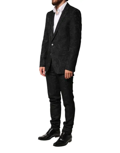 Brocade Single Breasted 2 Piece Men's Suit - Dolce & Gabbana - Modalova