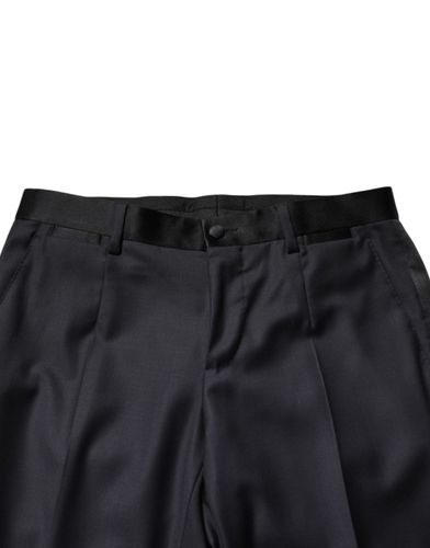 Blue Wool Single Breasted 3 Piece Men Men's Suit - Dolce & Gabbana - Modalova