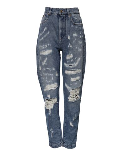 Distressed Cotton AMBER Denim Women's Jeans (Pre-Owned) - Dolce & Gabbana - Modalova