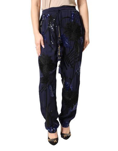 Sequined Tapered Trouser Women's Pants - Christian Pellizzari - Modalova
