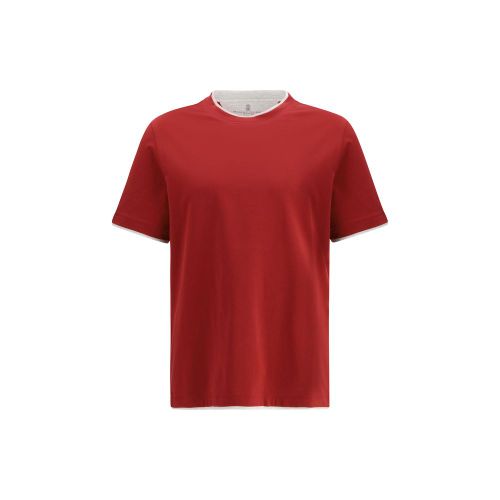 Cotton Men's T-Shirt - Brunello Cucinelli - Modalova