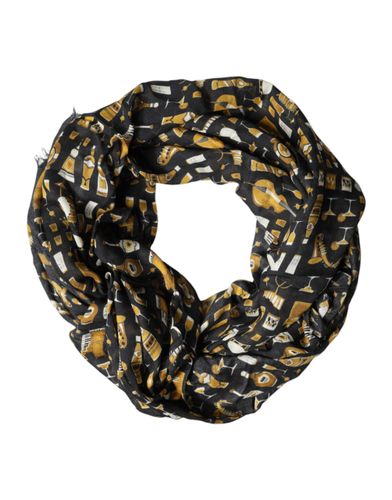 Jazz Club Print Neck Wrap Shawl Men's Scarf - Dolce & Gabbana - Modalova