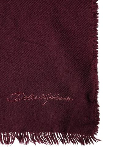 Cashmere Fringes Neck Wrap Shawl Men's Scarf - Dolce & Gabbana - Modalova