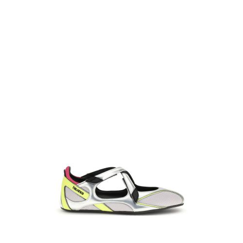 Polyurethane Ballet Women's Flats - The Attico - Modalova