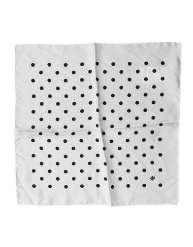 Polka Dot Square Handkerchief Men's Scarf - Dolce & Gabbana - Modalova