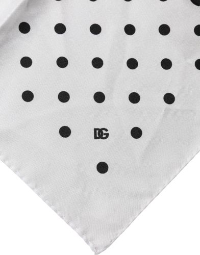 Polka Dot Square Handkerchief Men's Scarf - Dolce & Gabbana - Modalova