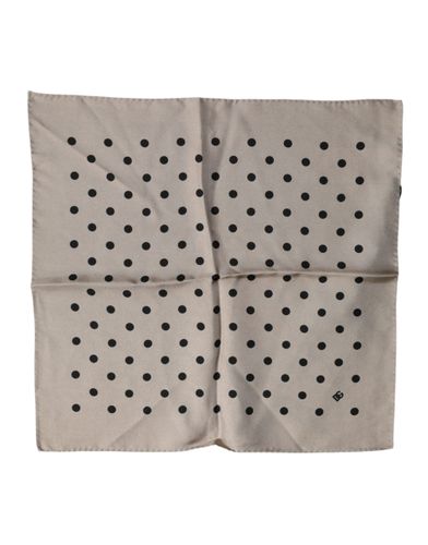 Polka Dot Square Handkerchief Men's Scarf - Dolce & Gabbana - Modalova