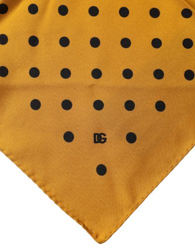 Polka Dot Square Handkerchief Men's Scarf - Dolce & Gabbana - Modalova