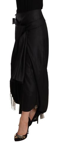 Acetate High Waist Wrap Style Asymmetric Women's Skirt (Pre-Owned) - Celine - Modalova