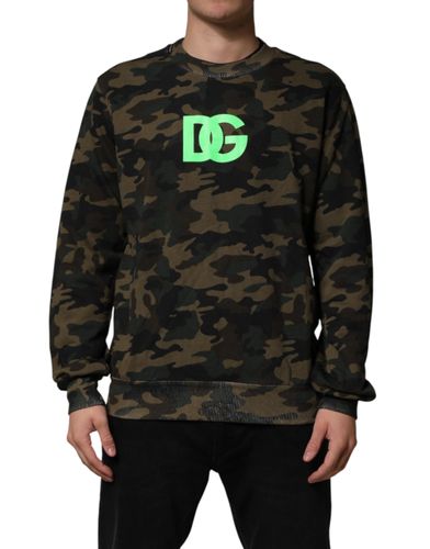 Camouflage Men Sweatshirt Men's Sweater - Dolce & Gabbana - Modalova