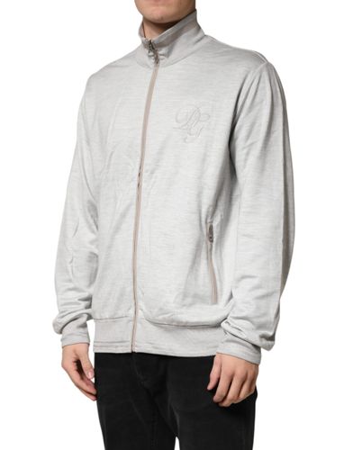Light Cotton Zipped Cardigan Men's Sweater - Dolce & Gabbana - Modalova