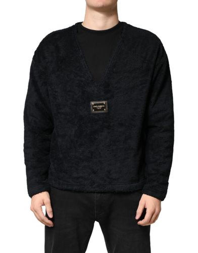 Cotton V-Neck Men Sweatshirt Men's Sweater - Dolce & Gabbana - Modalova