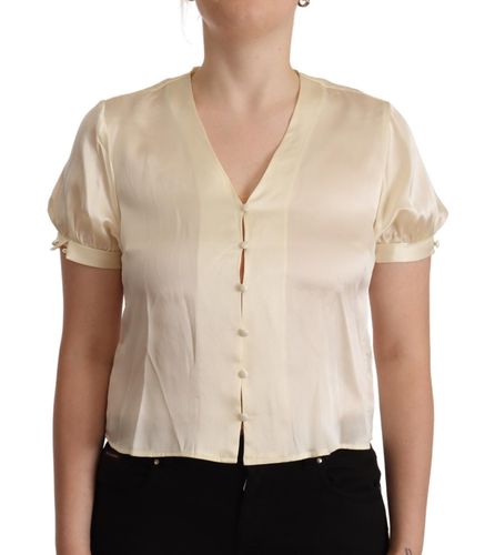 Blouse Silk Short Sleeves V-neck Women's Top (Pre-Owned) - L'Autre Chose - Modalova