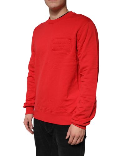 Logo Cotton Crew Neck Sweatshirt Men's Sweater (Pre-Owned) - Dolce & Gabbana - Modalova