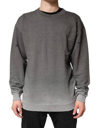 Cotton Crew Neck Men Sweatshirt Men's Sweater - Dolce & Gabbana - Modalova