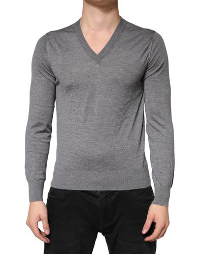 Cashmere V-Neck Men Pullover Men's Sweater (Pre-Owned) - Dolce & Gabbana - Modalova