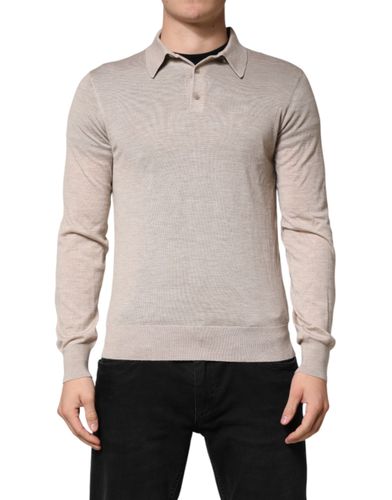 Cashmere Collared PoloPullover Men's Sweater (Pre-Owned) - Dolce & Gabbana - Modalova