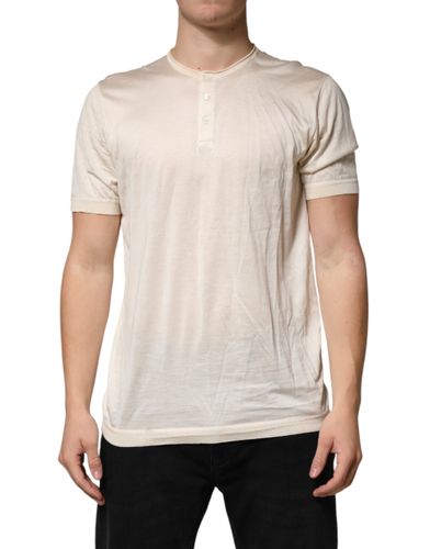 Cotton Blend Men Henley Men's T-shirt (Pre-Owned) - Dolce & Gabbana - Modalova