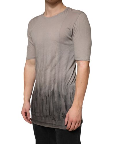 Two Tone Cotton Round Neck Short Sleeves Men's T-shirt (Pre-Owned) - Laneus - Modalova