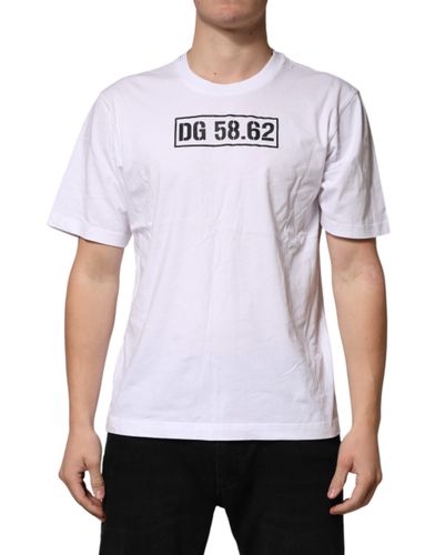 Graphic Cotton Men Crew Neck Men's T-shirt (Pre-Owned) - Dolce & Gabbana - Modalova