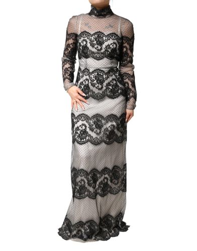 Lace Silk Blend MaxiSheath Women's Dress - Dolce & Gabbana - Modalova