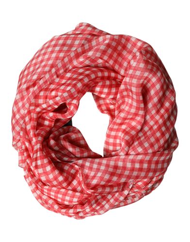 Red Checkered Plaid Neck Wrap Shawl Men's Scarf (Pre-Owned) - Dolce & Gabbana - Modalova