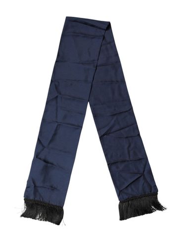 Silk Fringes Neck Foulard Men's Scarf - Dolce & Gabbana - Modalova
