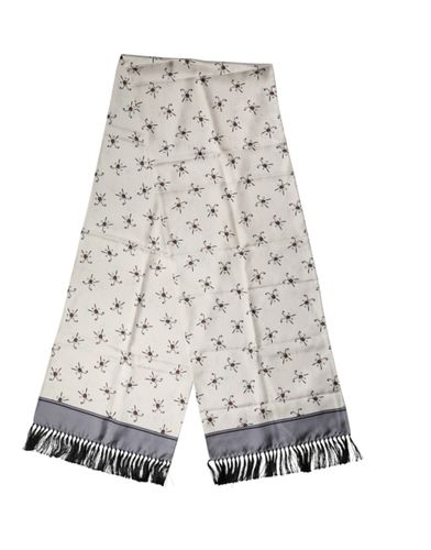 Printed Fringes Wrap Foulard Men 183cm x 33cm Men's Scarf (Pre-Owned) - Dolce & Gabbana - Modalova