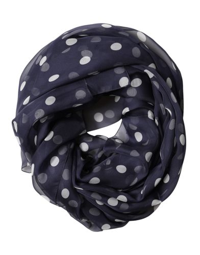 Polka Dot Silk Neck Wrap Shawl 205cm x 132cm Men's Scarf - Dolce & Gabbana - Modalova