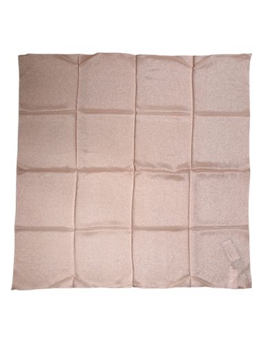 Light Silk Blend Square Foulard 87.5cm x86.5cm Men's Scarf - Dolce & Gabbana - Modalova