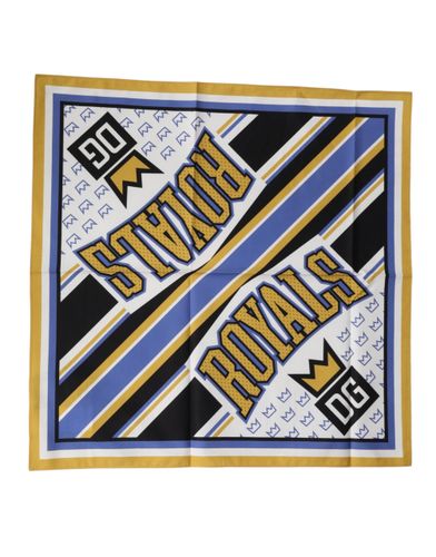 DG Royals Square Foulard Men 50cm x 50cm Men's Scarf - Dolce & Gabbana - Modalova