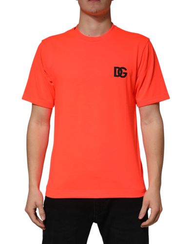 Neon Polyester Crew Neck Men Men's T-shirt - Dolce & Gabbana - Modalova