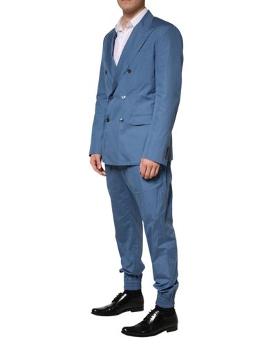Cotton Double Breasted 2 Piece Men's Suit (Pre-Owned) - Dolce & Gabbana - Modalova