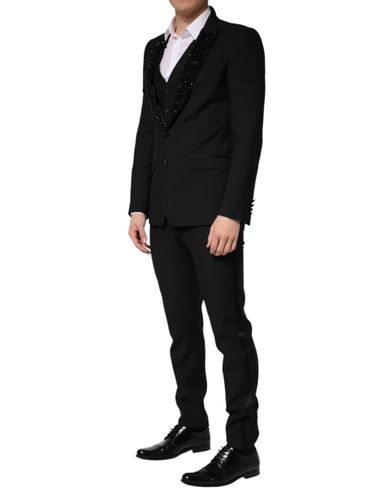 Wool Single Breasted 3 Piece Men Men's Suit (Pre-Owned) - Dolce & Gabbana - Modalova