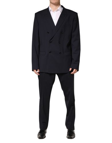 Wool Double Breasted 2 Piece Men Men's Suit (Pre-Owned) - Dolce & Gabbana - Modalova