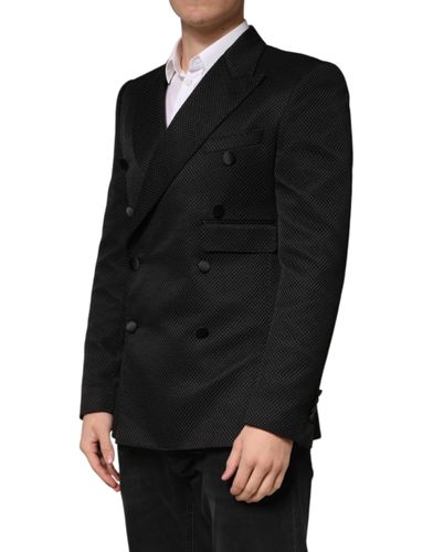 Cotton Double Breasted 2 Button Men's Blazer - Dolce & Gabbana - Modalova