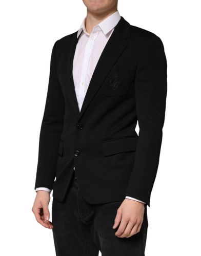Wool Single Breasted 2 Button Men's Blazer - Dolce & Gabbana - Modalova