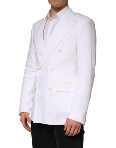 Linen Double Breasted 2 Button Men's Blazer (Pre-Owned) - Dolce & Gabbana - Modalova